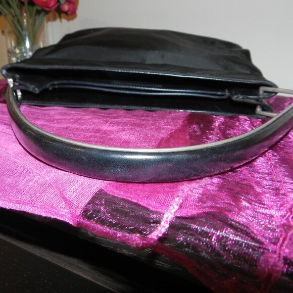 Vintage Prada Tessuto Nylon & Leather Handbag and Prada Nero Leather Wal… - Picture 6 of 16